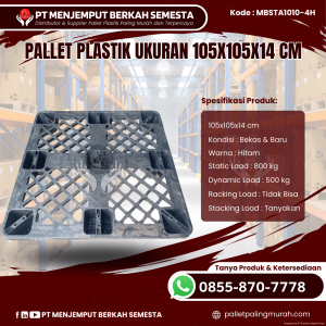 Pallet Plastik Baru & Bekas 105x105x14 [MBSTA1010-4H]