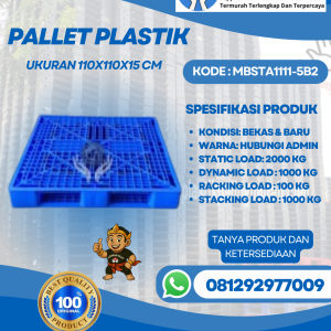 Pallet-Plastik-Baru-Bekas-110x110x15-MBSTA1111-5B2