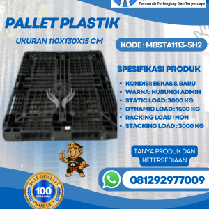 Pallet-Plastik-Baru-Bekas-110x130x15-MBSTA1113-5H2