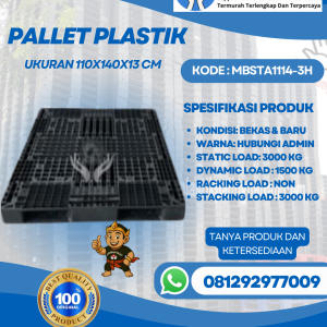 Pallet-Plastik-Baru-Bekas-110x140x13-MBSTA1114-3H