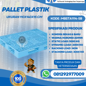 Pallet-Plastik-Baru-Bekas-110x140x15-MBSTA1114-5B