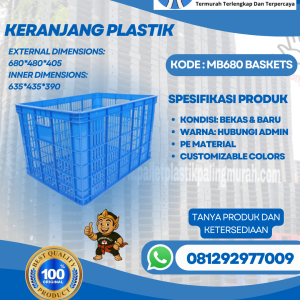 Keranjang Plastik (14) Baru & Bekas MB680 BASKETS