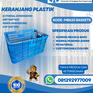 Keranjang Plastik (15) Baru & Bekas MB620 BASKETS