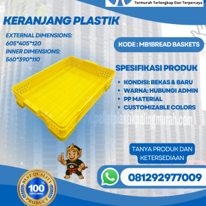 Keranjang Plastik (17) Baru & Bekas MB1BREAD BASKETS