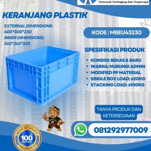 Keranjang Plastik (2) Baru & Bekas MBEU43230